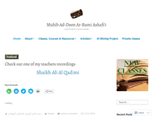 Tablet Screenshot of muhibaddeen.com